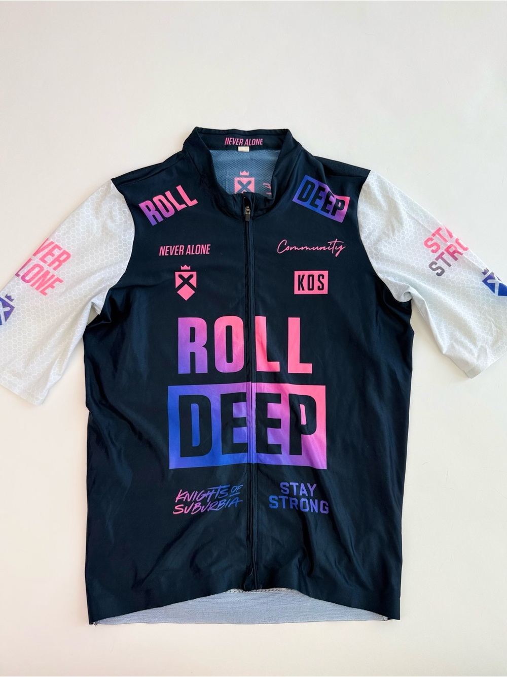 Knights Of Suburbia KOS Roll Deep Pro Cycling Jersey Men's Size L
